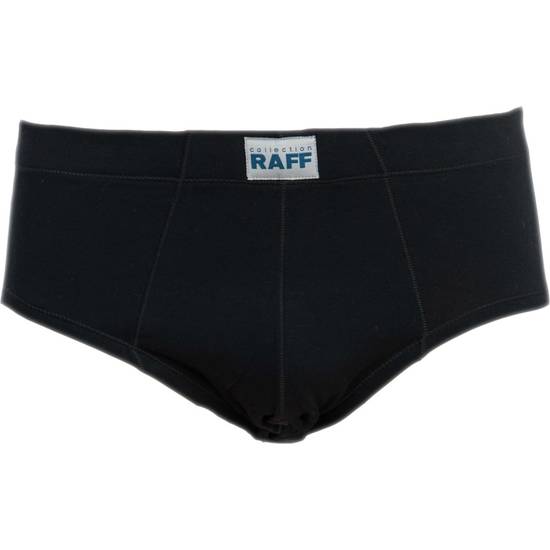 SLIP SKIN ALGODÓN/LICRA CLÁSICO  NEGRO  DE RAFF - lenceria Sexy Masculina Slip - Sex Shop ARTICULOS EROTICOS