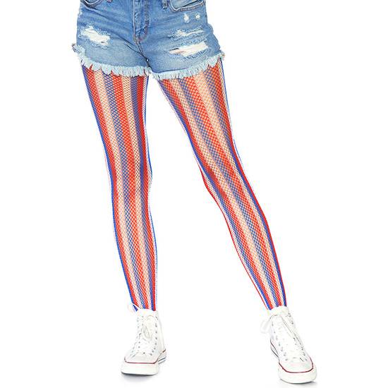 PANTYS AMERICANA MULTICOLOR - Lenceria Sexy Femenina Pantys - Sex Shop ARTICULOS EROTICOS