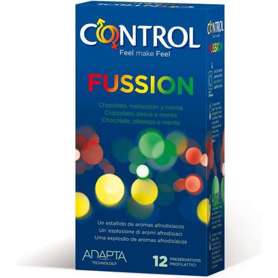 PRESERVATIVOS CONTROL FUSSION 12UDS - Cosmética Erótica Preservativos Aromáticos-Sex Shop ARTICULOS EROTICOS