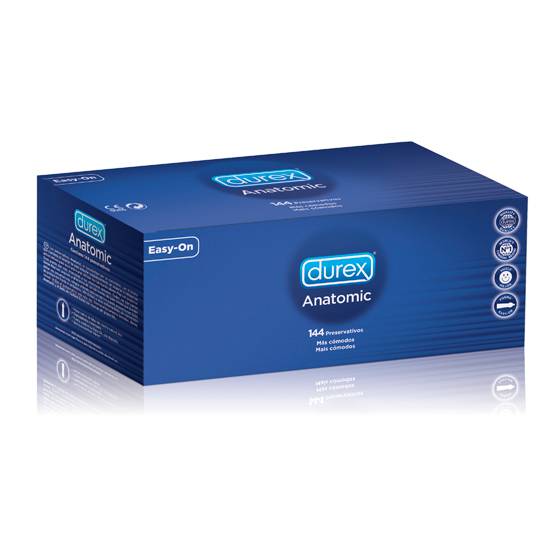 DUREX ANATOMIC 144 UDS - Cosmética Erótica Preservativos Varios - Sex Shop ARTICULOS EROTICOS