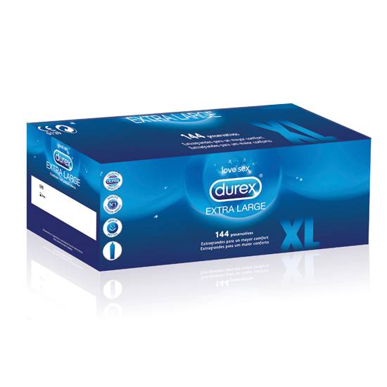 DUREX EXTRA LARGE 144 UDS - Cosmética Erótica Preservativos Varios - Sex Shop ARTICULOS EROTICOS