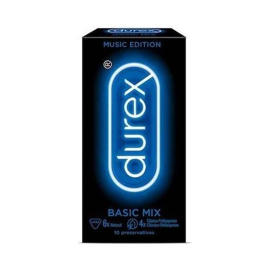 DUREX BASIC MIX 10 PRESERVATIVOS - Cosmética Erótica Preservativos Resistente-Sex Shop ARTICULOS EROTICOS