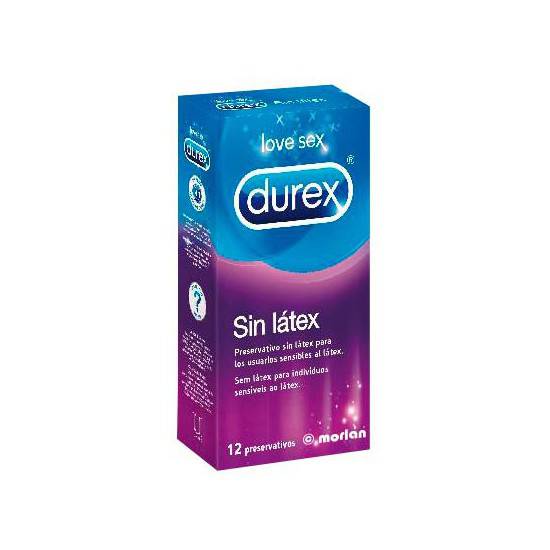 DUREX PRESERVATIVOS SIN LATEX 12 UDS - Cosmética Erótica Preservativos Sin Latex-Sex Shop ARTICULOS EROTICOS