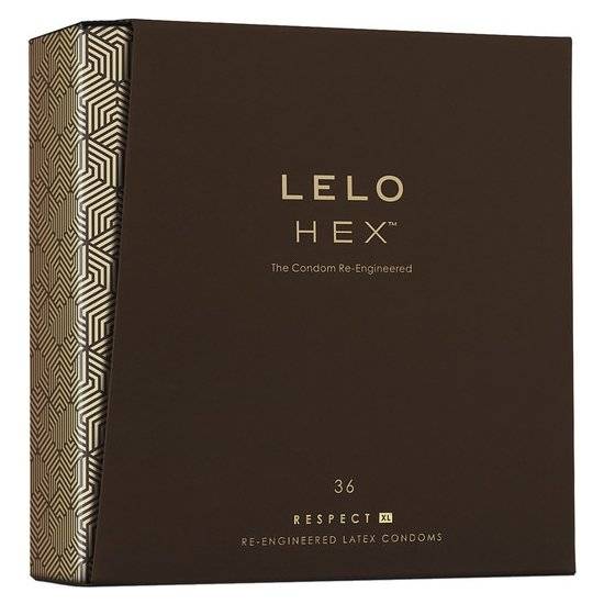 LELO HEX PRESERVATIVOS RESPECT XL 36UDS - Cosmética Erótica Preservativos Varios - Sex Shop ARTICULOS EROTICOS