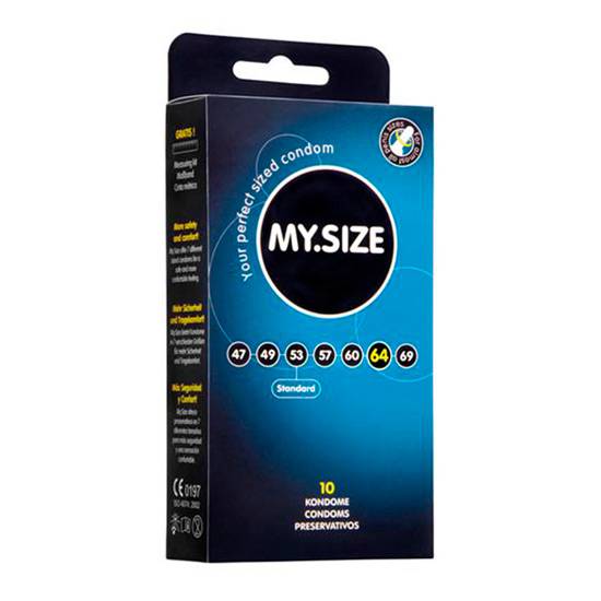MYSIZE 64 PRESERVATIVOS XXL 10 UDS - Cosmética Erótica Preservativos Varios - Sex Shop ARTICULOS EROTICOS