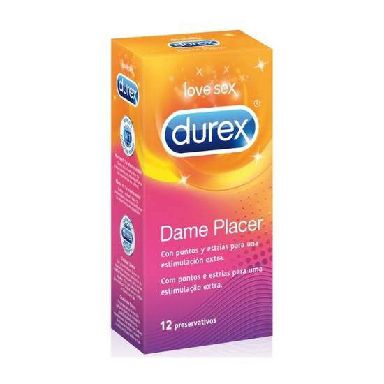 DUREX DAME PLACER 12 UDS - Cosmética Erótica Preservativos Varios - Sex Shop ARTICULOS EROTICOS