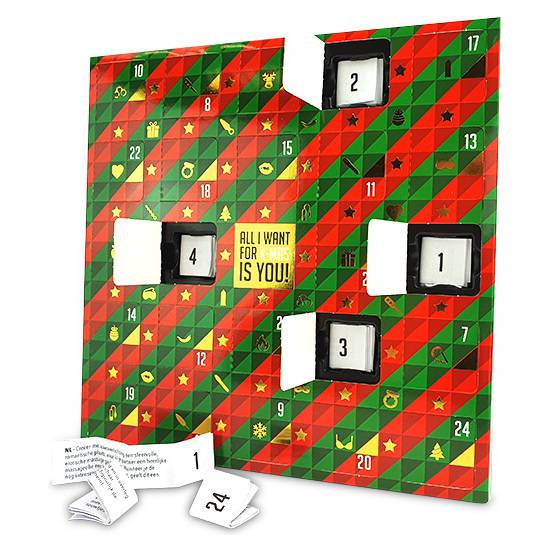 CALENDARIO DE ADVIENTO ERÓTICO - Juegos en Grupo - Sex Shop ARTICULOS EROTICOS
