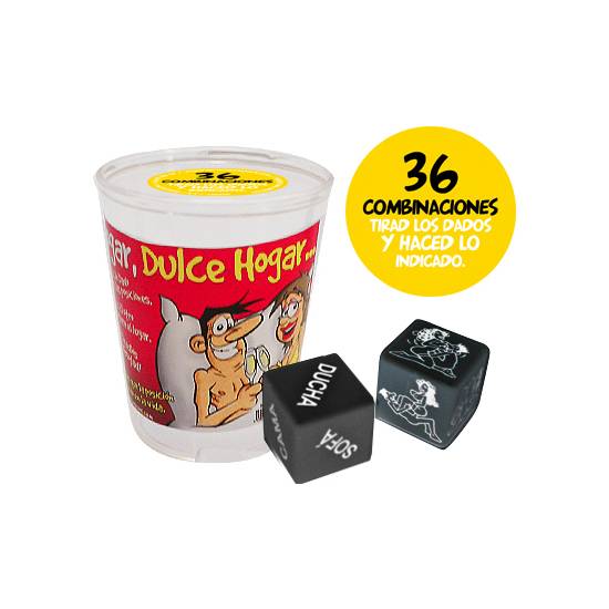 JUEGO CUBILETE HOGAR DULCE HOGAR (HETERO) - Juegos Eróticos - Sex Shop ARTICULOS EROTICOS