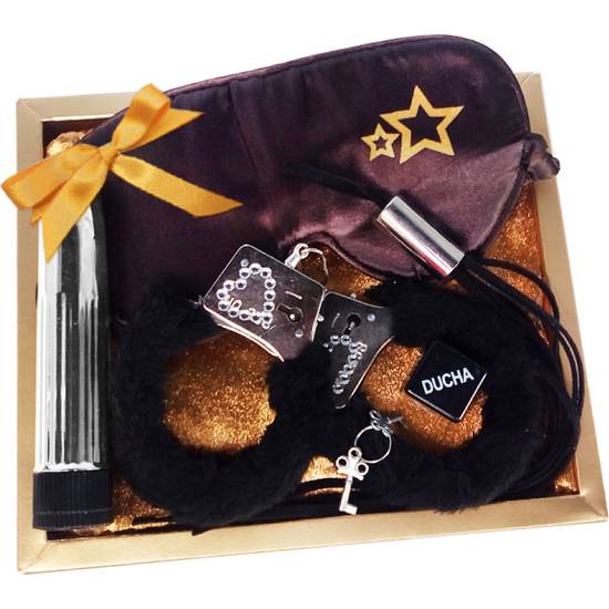 KIT 50 SOMBRAS ESTRELLAS ANTIFAZ MARRÓN - Juguetes Sexuales Kit - Sex Shop ARTICULOS EROTICOS