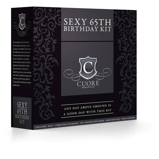 KIT PARA REGALAR 65 CUMPLEAÑOS - Juguetes Sexuales Divertidos - Sex Shop ARTICULOS EROTICOS