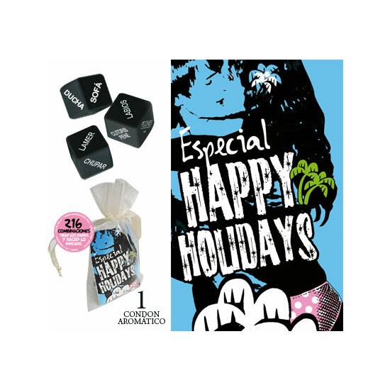 PACK BOLSA ORGANZA HAPPY HOLIDAYS - Juegos Eróticos - Sex Shop ARTICULOS EROTICOS